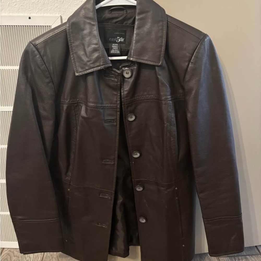 East 5th Women’s Brown Leather Jacket
